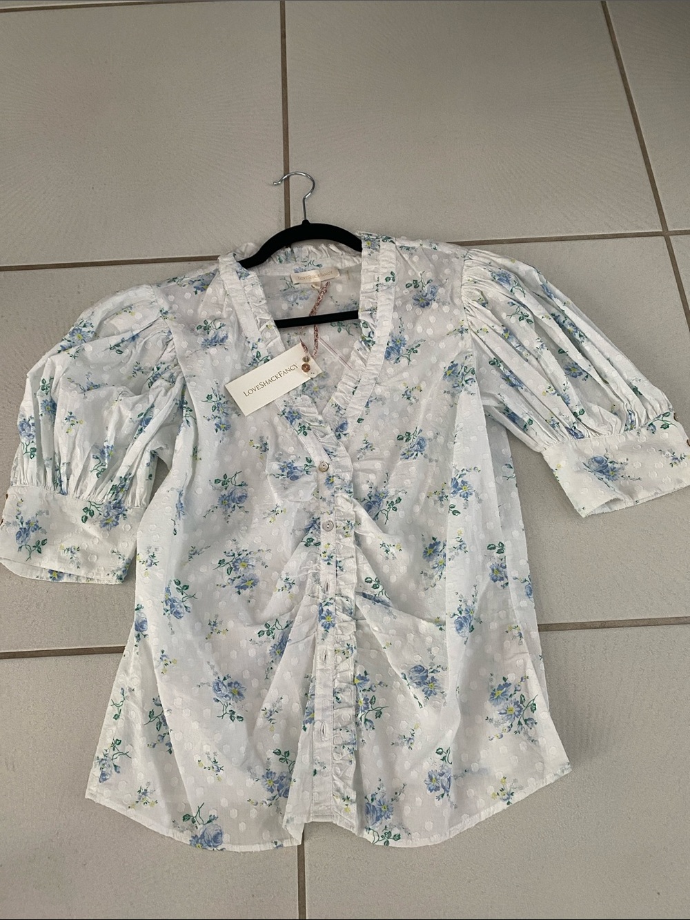 NWT Love Shack Fancy Jules top large